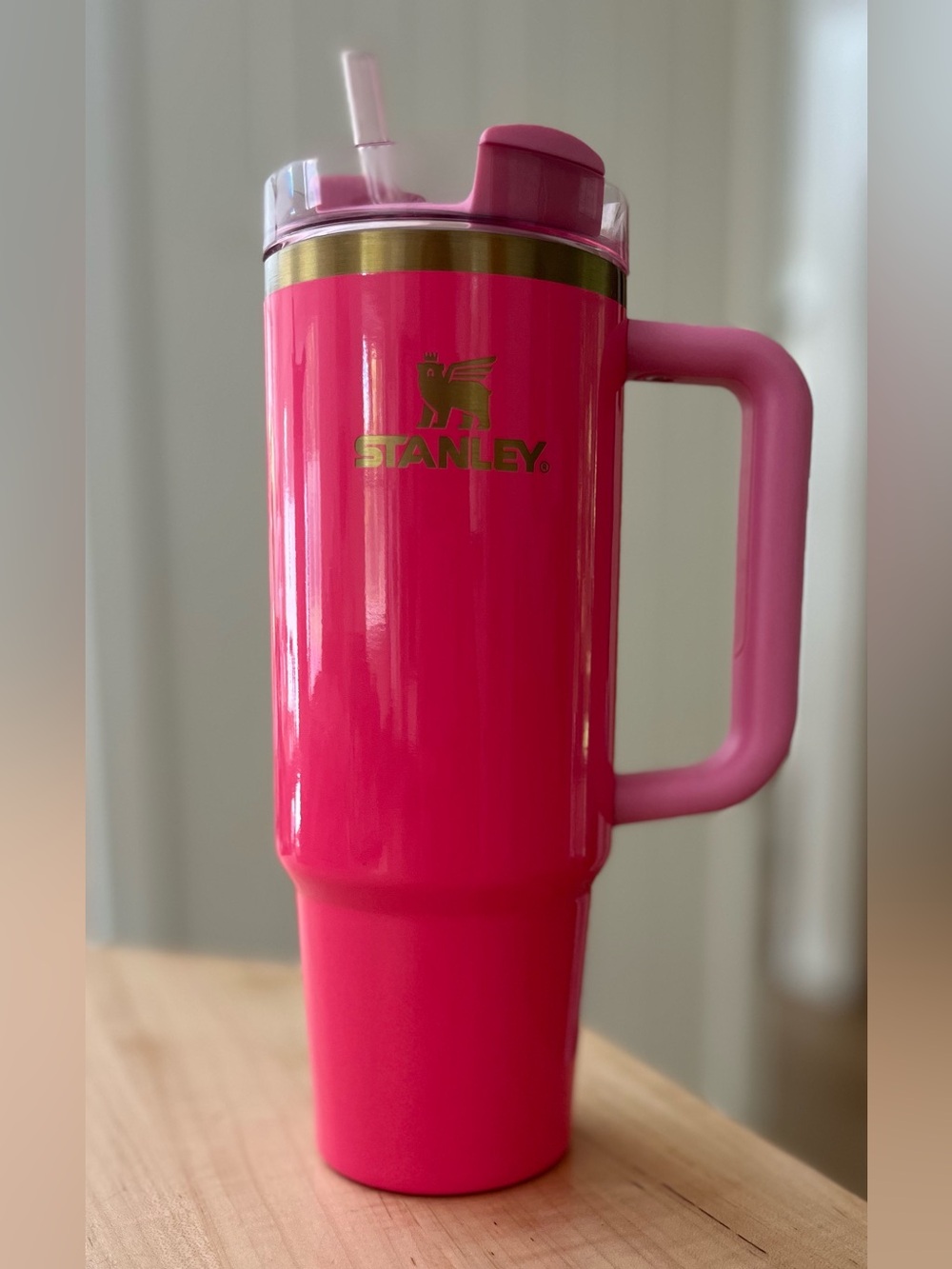 Stanley Quencher H2.0 FlowState Pink/Gold Tumbler 30oz